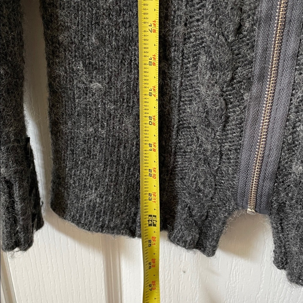 Harley Davidson Gray Cable Knit Sweater-M - Picture 7 of 8